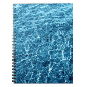 Makro Bubbling Blue Sea Foto Notizblock