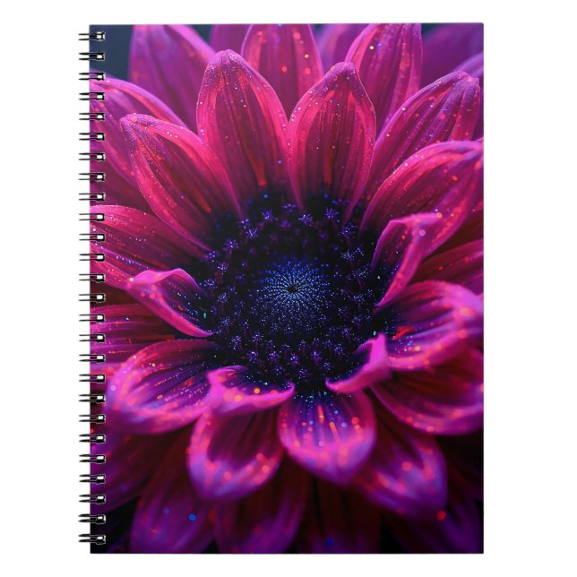 Makro Fuchsiennebel Notizblock (Vorderseite)