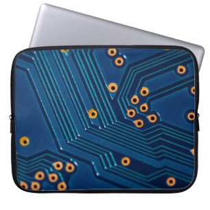 Makro-nah-up-Ansicht der elektronischen Hauptplati Laptopschutzhülle