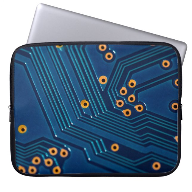 Makro-nah-up-Ansicht der elektronischen Hauptplati Laptopschutzhülle (Vorderseite)