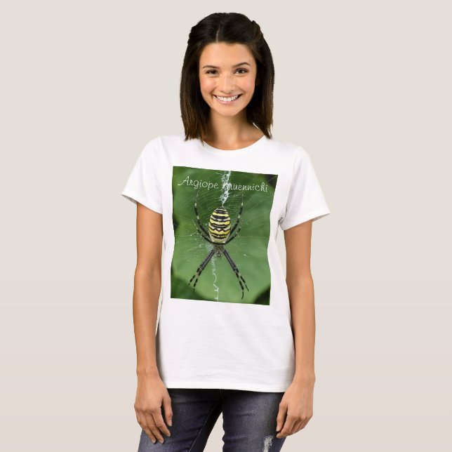 Makro Wasp Spider T - Shirt (Vorne ganz)