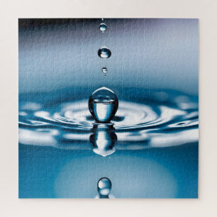 Makro-Wassertropfen