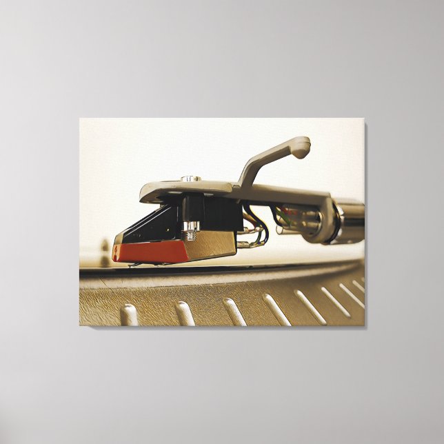 Makroaufnahme der Patrone Leinwanddruck (Vorderseite)