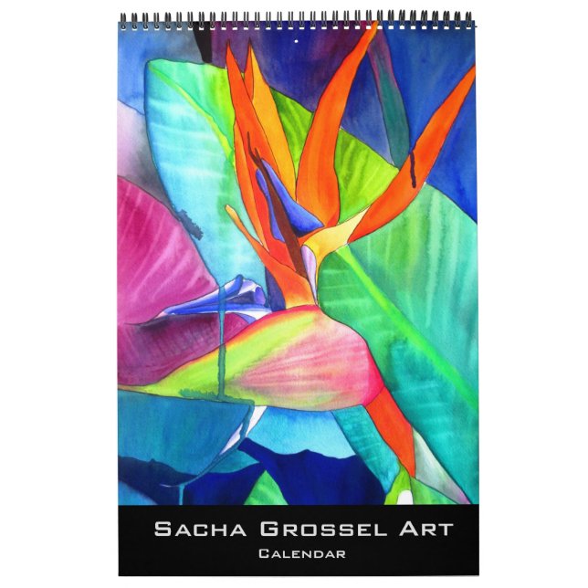MakroBlumen-Kunstkalender durch Sacha Grossel Kalender (Titelbild)