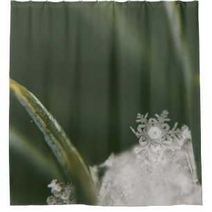 Makrofotografie von jetzt Kristallen Duschvorhang