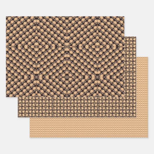 Makronenpapier Geschenkpapier Set (Set)