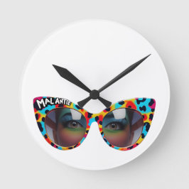 MAL ANTIE / Crazy Aunt Afrikaanse Humor Runde Wanduhr