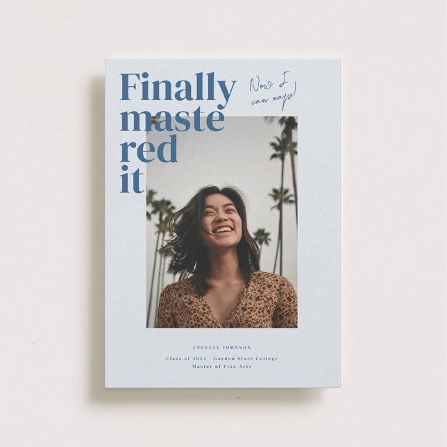 Mal ! Faire-part photo de diplôme (Créateur téléchargé)