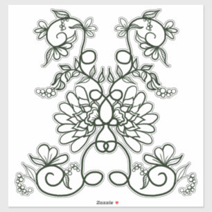 Mal Mir Dieses Hübsche Blumenmotiv An Aufkleber