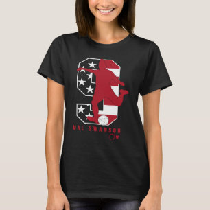 Mal Swanson 9 USWNT Players Association USA Soccer T-Shirt