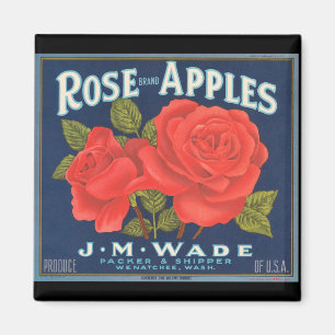 Malabarapfel-Frucht-Kisten-Aufkleber-Magnet KRW Magnet