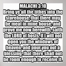 Malachi 3:10 KJV Bibelverse