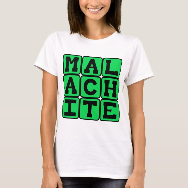 Malachit, grüne Farbe T-Shirt (Vorderseite)