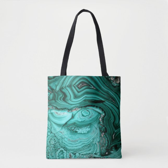 Malachit Tasche (Vorderseite)
