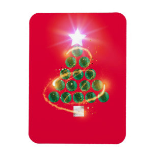 Malachit-Weihnachtsbaum Magnet