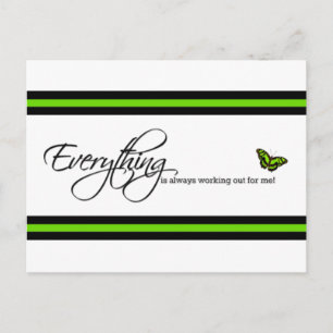Malachite Butterfly - Alles funktioniert immer Postkarte