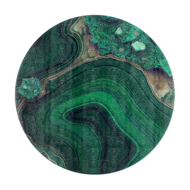 Malachite Cutting Board Schneidebrett (Vorderseite)