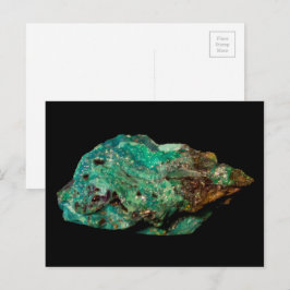 Malachite Green Mineral Rock Nature Fotografy Postkarte