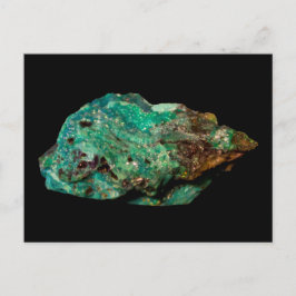 Malachite Green Mineral Rock Nature Fotografy Postkarte