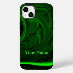 Malachitstein grün,personalisiert Case-Mate iPho iPhone 14 Plus Hülle