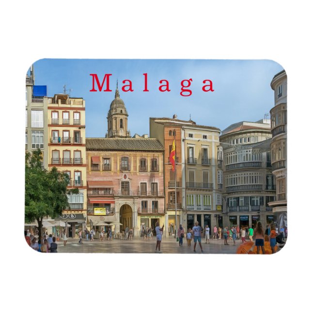 Malaga. 21. magnet (Horizontal)