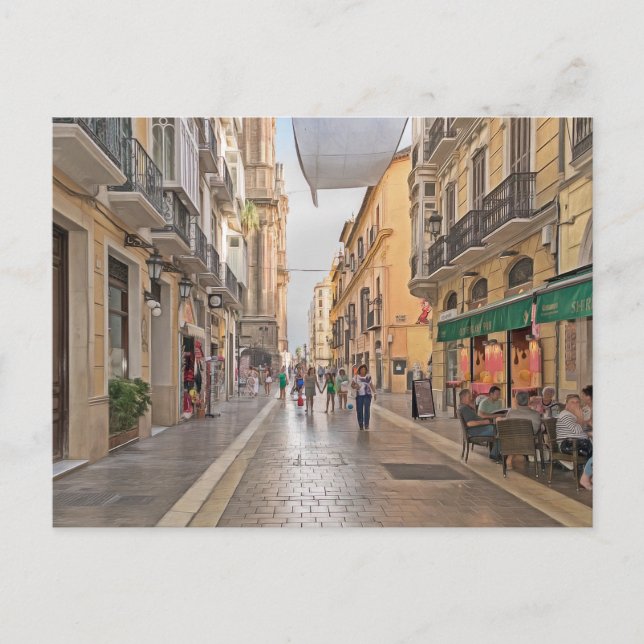 Malaga. 25. postkarte (Vorderseite)