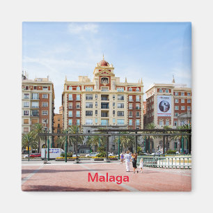 Màlaga. Ansicht des Stadtzentrums Magnet