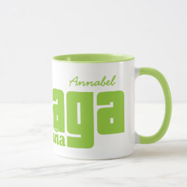 Málaga España individuelle Name Tasse