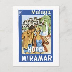 Malaga Hotel Miramar Postkarte