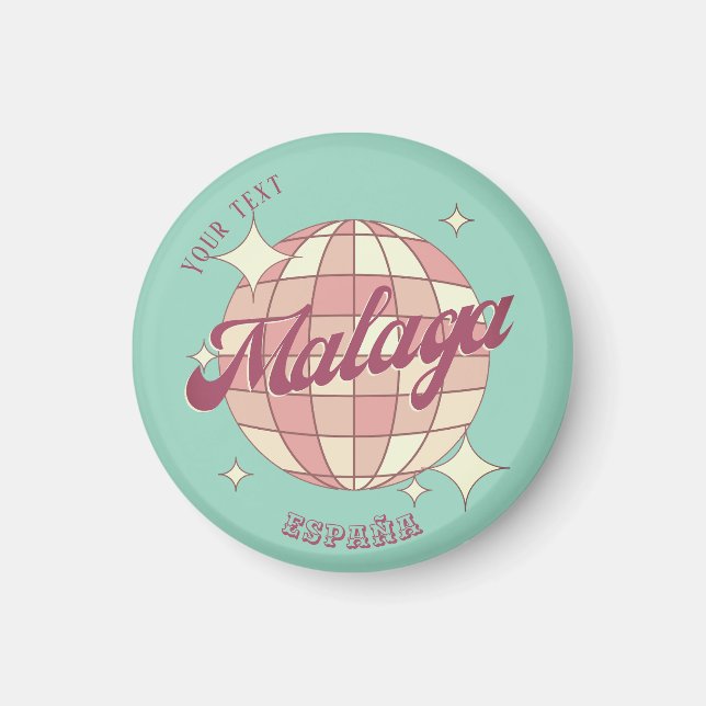 Málaga Malaga Spanien spanien Accessoire Geschenk  Magnet (Vorne)