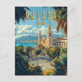 Malaga - Sonne, Meer und spanischer Charme Postkarte