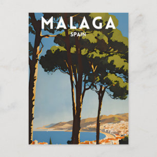 Malaga Spanien Postkarte