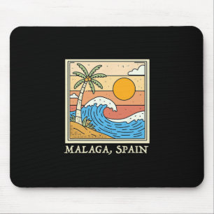 Malaga Spanien Souvenirs Espana Reise Urlaub Männe Mousepad
