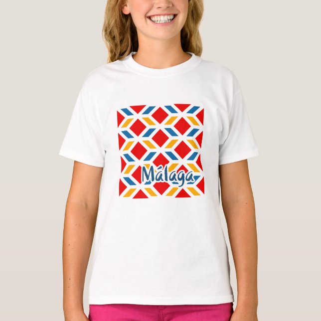 Malaga Straßenwände 2 T-Shirt (Vorderseite)