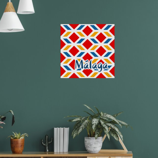 Malaga street walls 2 poster (Wohnzimmer 1)