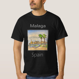 Malaga Von Pedregalejo, Malaga, Spanien T-Shirt