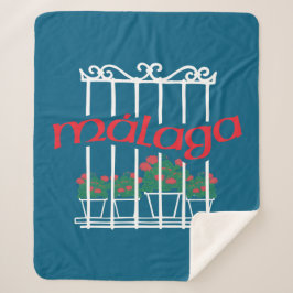 Malaga, window with flowers sherpadecke