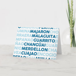 Malaguita Dankeskarte