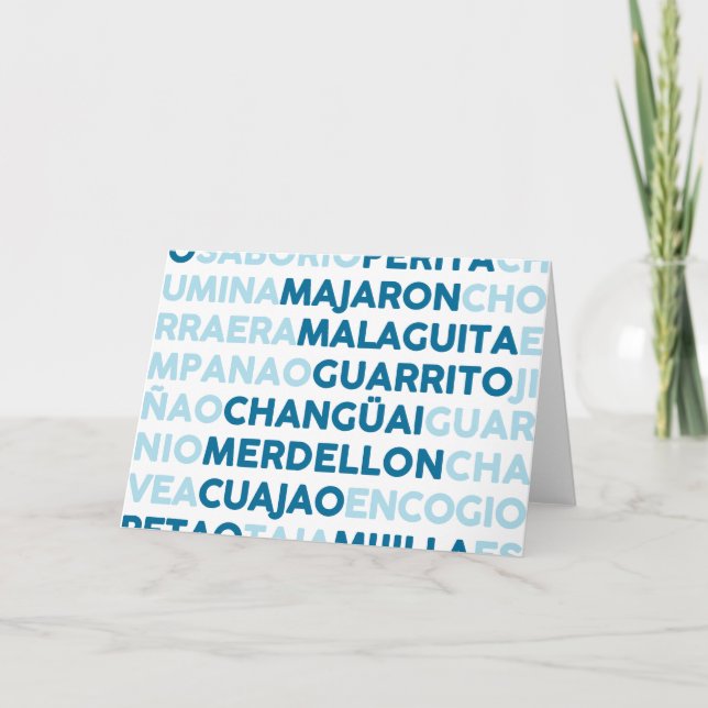 Malaguita Dankeskarte (Vorderseite)