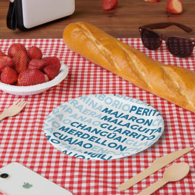 Malaguita Pappteller (Picknick)