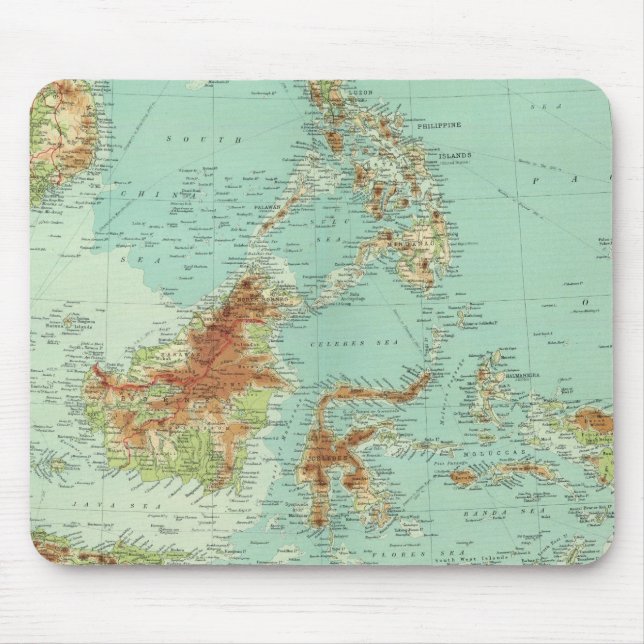 Malaiische Inseln 2 Mousepad (Vorne)
