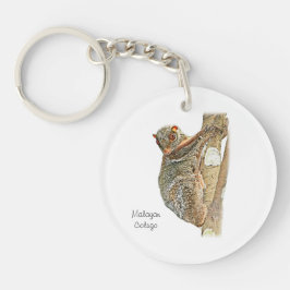 Malaiischer Colugo-Acrylschlüsselkette Schlüsselanhänger