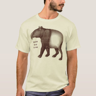 Malaiischer Tapir - retten Sie den Tapir, T-Shirt