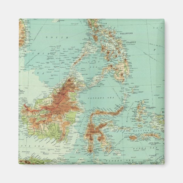 Malaiisches Archipel 2 Magnet (Vorne)