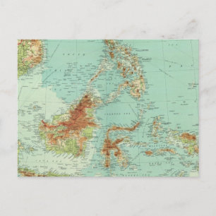 Malaiisches Archipel 2 Postkarte