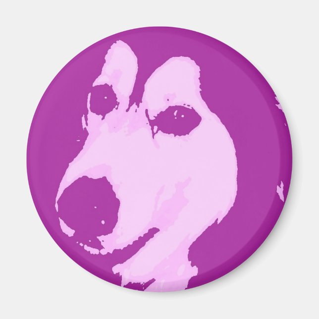 Malamute Dog Magnet (Vorne)