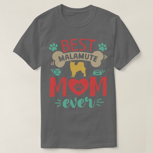 Malamute Dog T-Shirt (Design vorne)