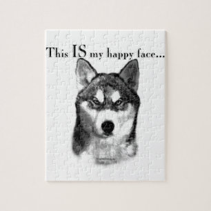 Malamute Happy Face