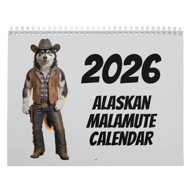 Malamute-Kalender Kalender (Titelbild)