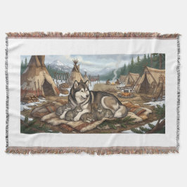 Malamute-Mutter Version 2 Decke